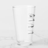 Funny the Drunkpreneur Beer Glas (Rechts)