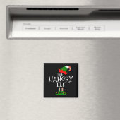 Funny The Hangry Elf Matching Family Group Gift Ch Magneet (Insitu (Vaatwasser))