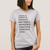 Funny the Kantoor T-Shirt Scranton Branch Locks (Voorkant)