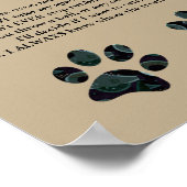 Funny "The Law of the Paw" Poster (Hoek)