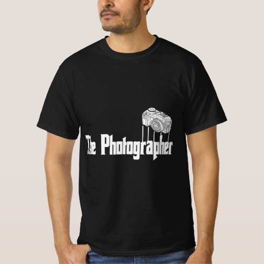 Funny The Photographer Photography Camera  T-shirt (Voorkant)
