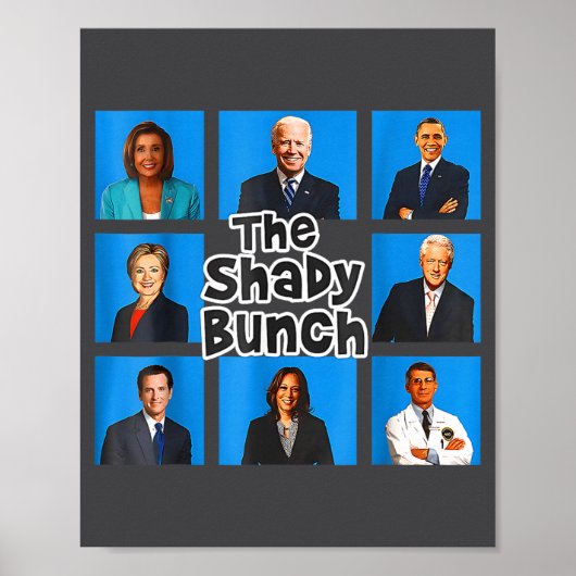 Funny The Shady Bunch 2024 Poster (Voorkant)