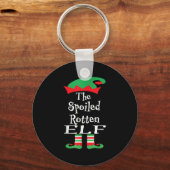 Funny The Siled Rotten Elf Shirt Christmas Matchin Sleutelhanger (Voorkant)