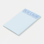 Funny "The Sky is Falling" 4"x6" Post-it® Notes (Schuin)
