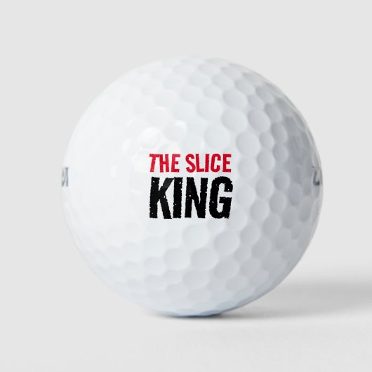 Funny the Slice King Golfballen (Voorkant)