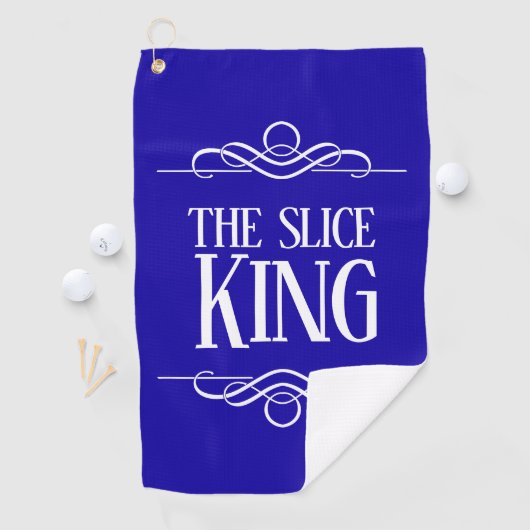 Funny the Slice King Golfhanddoek (Insitu)
