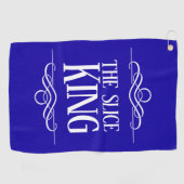 Funny the Slice King Golfhanddoek (Horizontaal)