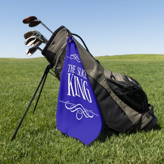 Funny the Slice King Golfhanddoek (Groen)