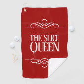 Funny the Slice Queen Golfhanddoek (Insitu)