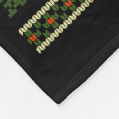 Funny The Stocking Stocking Stuffer Matching Coupl Fleece Deken (Hoek)