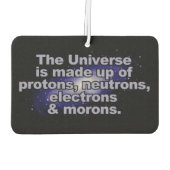 Funny "The Universe" autoluchtverfrisser Luchtverfrisser (Achterkant)