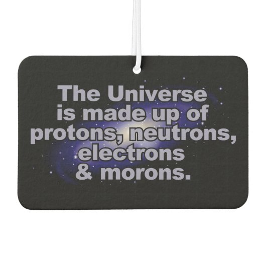 Funny "The Universe" autoluchtverfrisser Luchtverfrisser (Voorkant)