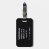 Funny "The Universe" custom bagagelabel (Achterkant verticaal)