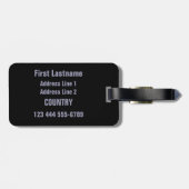 Funny "The Universe" custom bagagelabel (Achterkant horizontaal)