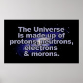 Funny "The Universe" poster (Voorkant)