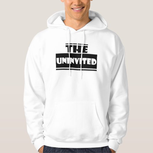 Funny The Unuitgenodigde Hoodie voor Mannen (Voorkant)