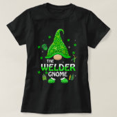 Funny the Welder Gnome Weldering Weldering St Patr T-shirt (Design voorkant)