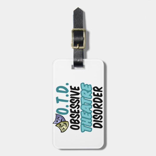 Funny Theater Bagagelabel (Voorkant verticaal)