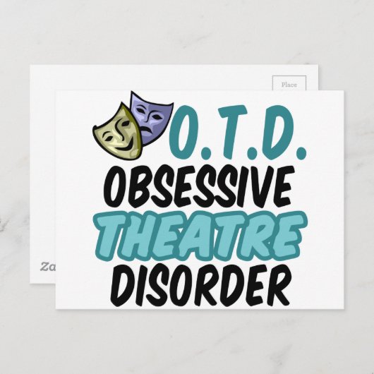 Funny Theater Briefkaart (Voorkant / Achterkant)