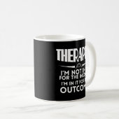 Funny Therapist Coffee Mok MSW Psycholoog Afstudee (Voorkant rechts)