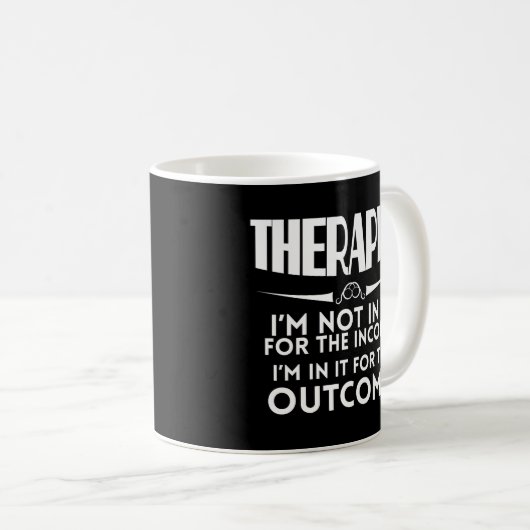 Funny Therapist Coffee Mok MSW Psycholoog Afstudee (Voorkant rechts)