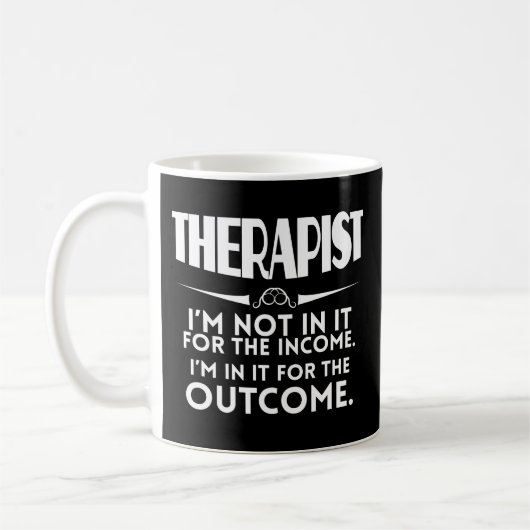 Funny Therapist Coffee Mok MSW Psycholoog Afstudee (Links)