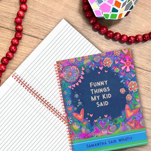 Funny Things Mijn Kind Said Custom Journal Notitieboek
