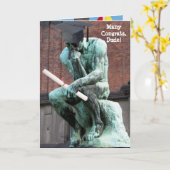 Funny Thinker Afstuderen Kaart (Gele Bloem)