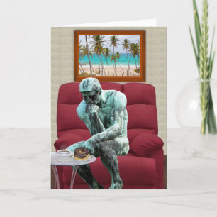 Funny Thinker Denking of You Kaart