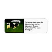 Funny Thinking Koe Etiket (Voorkant)