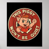 Funny This Ggy Won't Be Quiet  Poster (Voorkant)