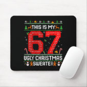 Funny This Is My 67 Ugly Christmas Sweater Xmas Ma Muismat (Met muis)