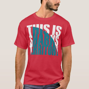 Funny This Is Shark Territory 408 San Jose T-shirt