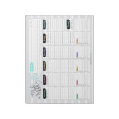 Funny This Week” Weekly Planner with Witty Sayings Notitieblok (Linkerzijde)