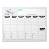 Funny This Week” Weekly Planner with Witty Sayings Notitieblok (Voorkant)