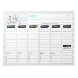 Funny This Week” Weekly Planner with Witty Sayings Notitieblok