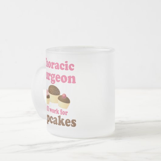 Funny Thoracic Surgeon Matglas Koffiemok (Voorkant links)
