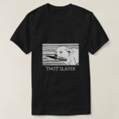 Funny Thot Slayer Apparel Love Dog T-shirt (Design voorkant)