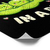 Funny Three Peas In A D Cute Kawaii  Poster (Hoek)