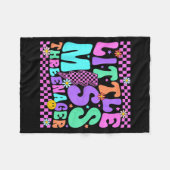 Funny Threenager Happy 3rd Bday Party 3 Years Old Fleece Deken (Voorkant (Horizontaal))