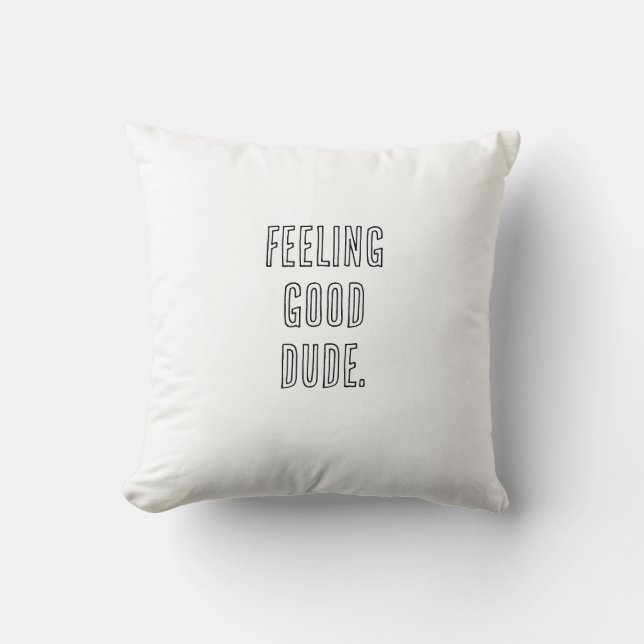  Funny Throw Pillow – Chill Vibes & Cozy Style Kussen (Voorkant)