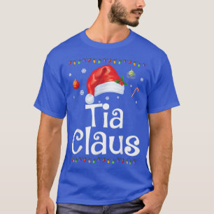 Funny Tia Claus kerstpyjama Santa Gift T-shirt