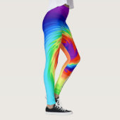 Funny TieDye Er zijn geen regenbogen beschadigd .. Leggings (Rechts)