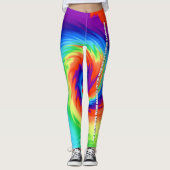 Funny TieDye Er zijn geen regenbogen beschadigd .. Leggings (Voorkant)