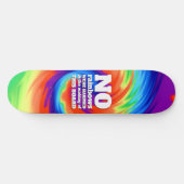 Funny TieDye Er zijn geen regenbogen beschadigd .. Persoonlijk Skateboard (Horizontaal)