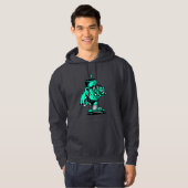 Funny tiener broer donkergrijs hoodie (Voorkant volledig)