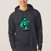 Funny tiener broer donkergrijs hoodie (Voorkant)