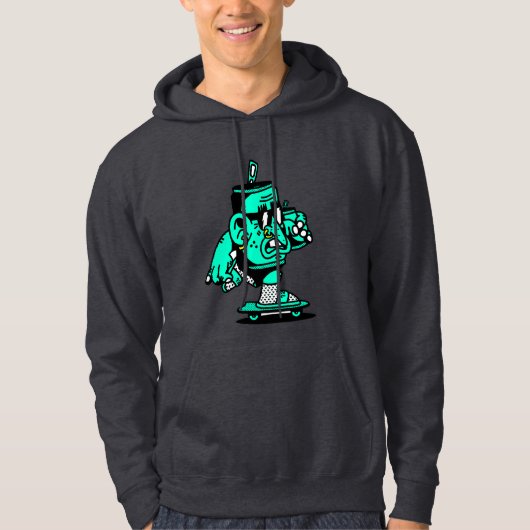 Funny tiener broer donkergrijs hoodie (Voorkant)