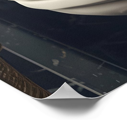 Funny Tiger Bathroom Print, Reading Newspaper on Poster (Hoek)