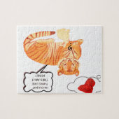 Funny Tiger & Bunny Dilemma – Leuke Dierenstrip Legpuzzel (Horizontaal)
